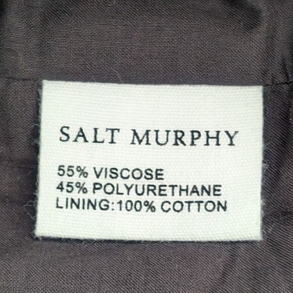 Salt Murphy Vegan Leather Set- Anderson Vest & Cargo Pants in Black Size, M / 32 - Picture 9 of 14